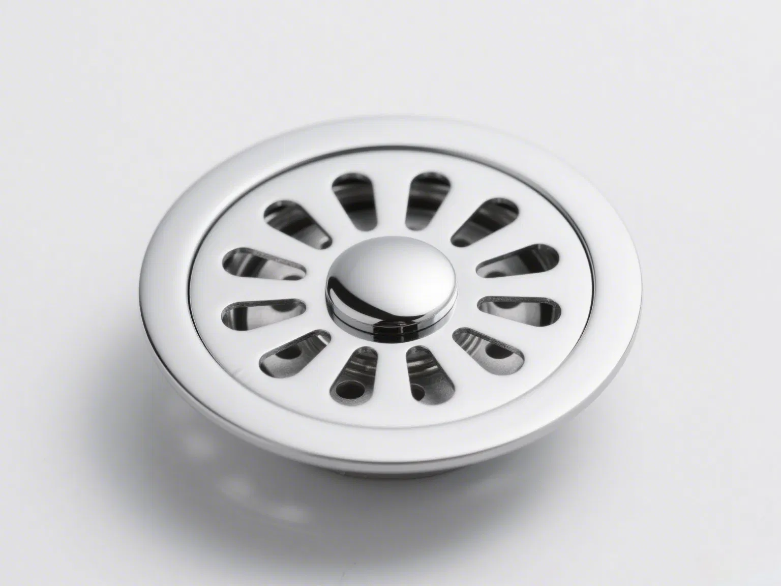 Polished Copper Sanitary Ware Shower Drain Floor Drainer Anti-Block Drain