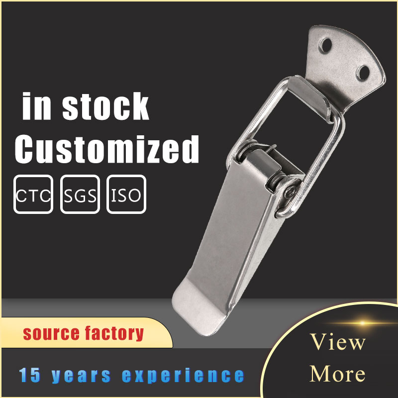 Huiding Dk001 Industrial Lock Stainless Steel Toggle Clamp Draw Catch Latch for Boiler and Industrial Machine
