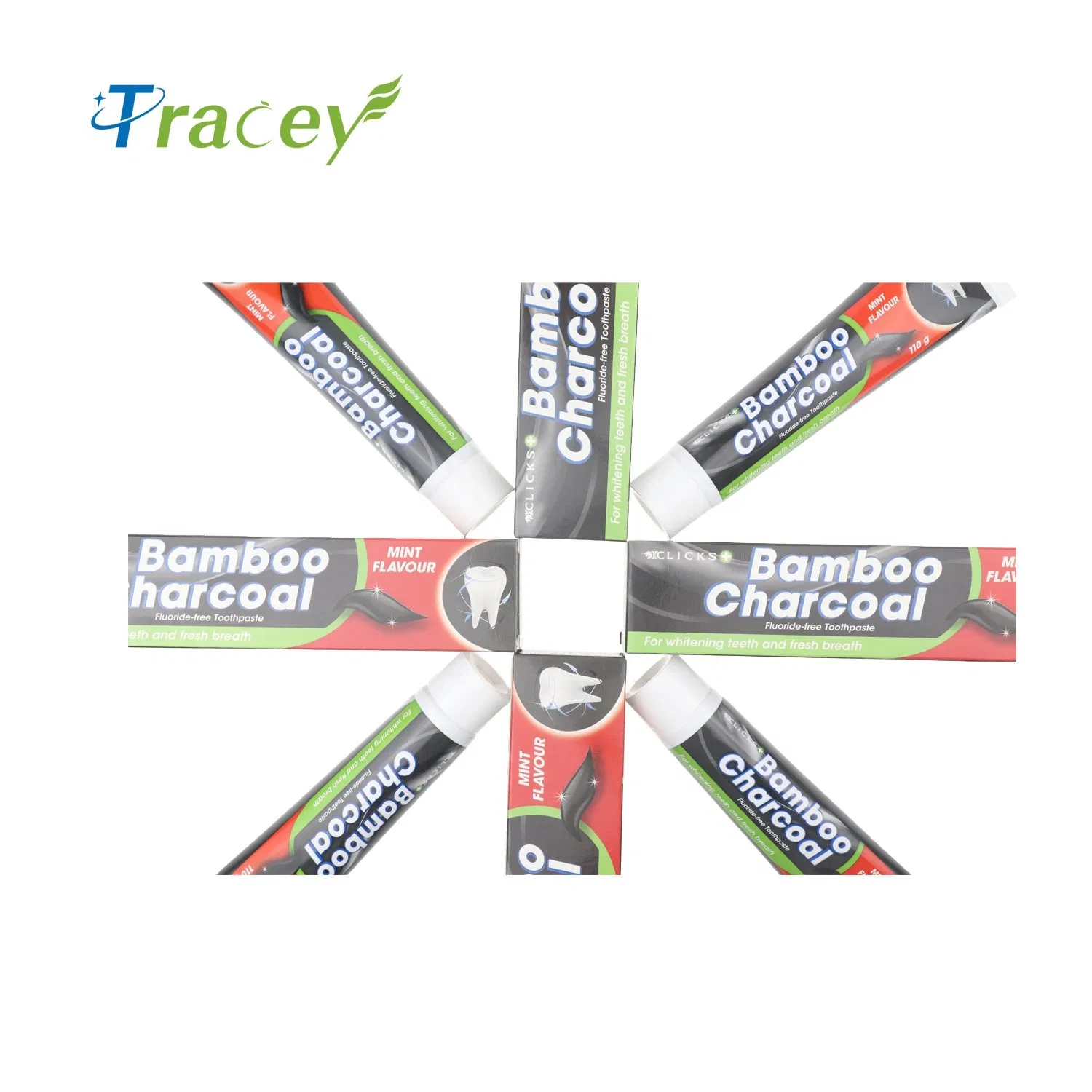 Free Samples Customize Logo Natural Herbal Teeth Whitening Bamboo Charcoal Black Carbon Toothpaste