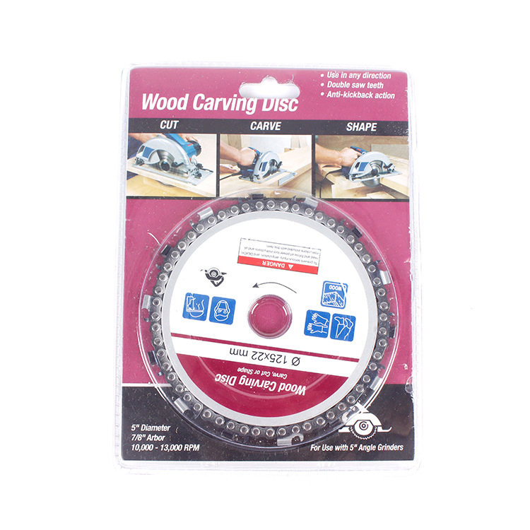 5 Inch Angle Grinder Chain Disc Angle Disc Toothed Chain