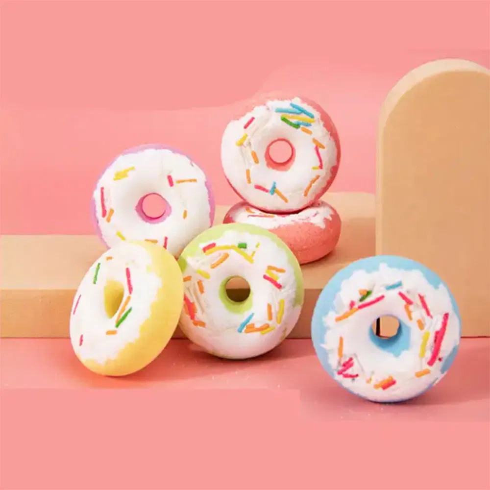 Wholesale Donut Bombs Bubble Bath Aromatherapy Body Care SPA Luxury Bath Bomb