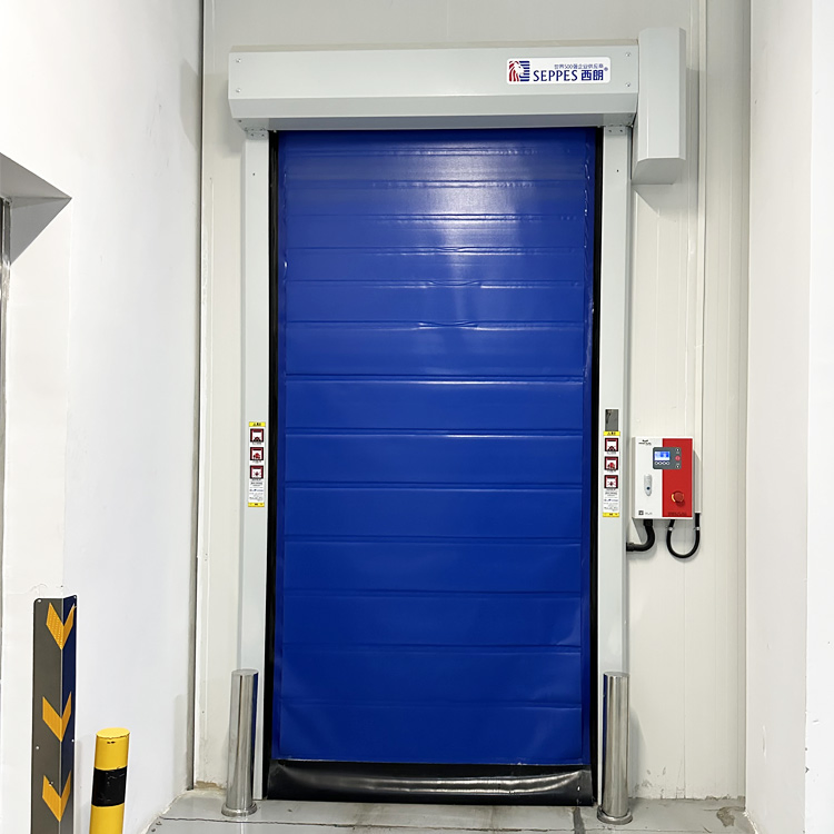 High Speed Roll up Door with Insulated Curtain for Energy-Saving Industrial Use