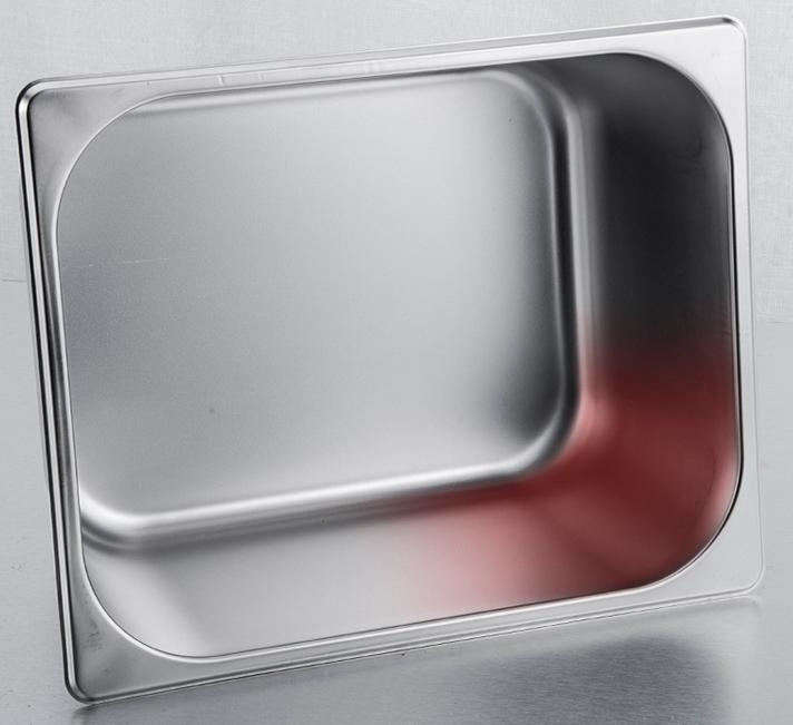 Diwell Focus Quality Catering Equipment Kitchenware Set Supplies Hotel Full Size Stackable Stainless Steel 2.6" Deep Chafer Food Gn Pans for Buffet Display