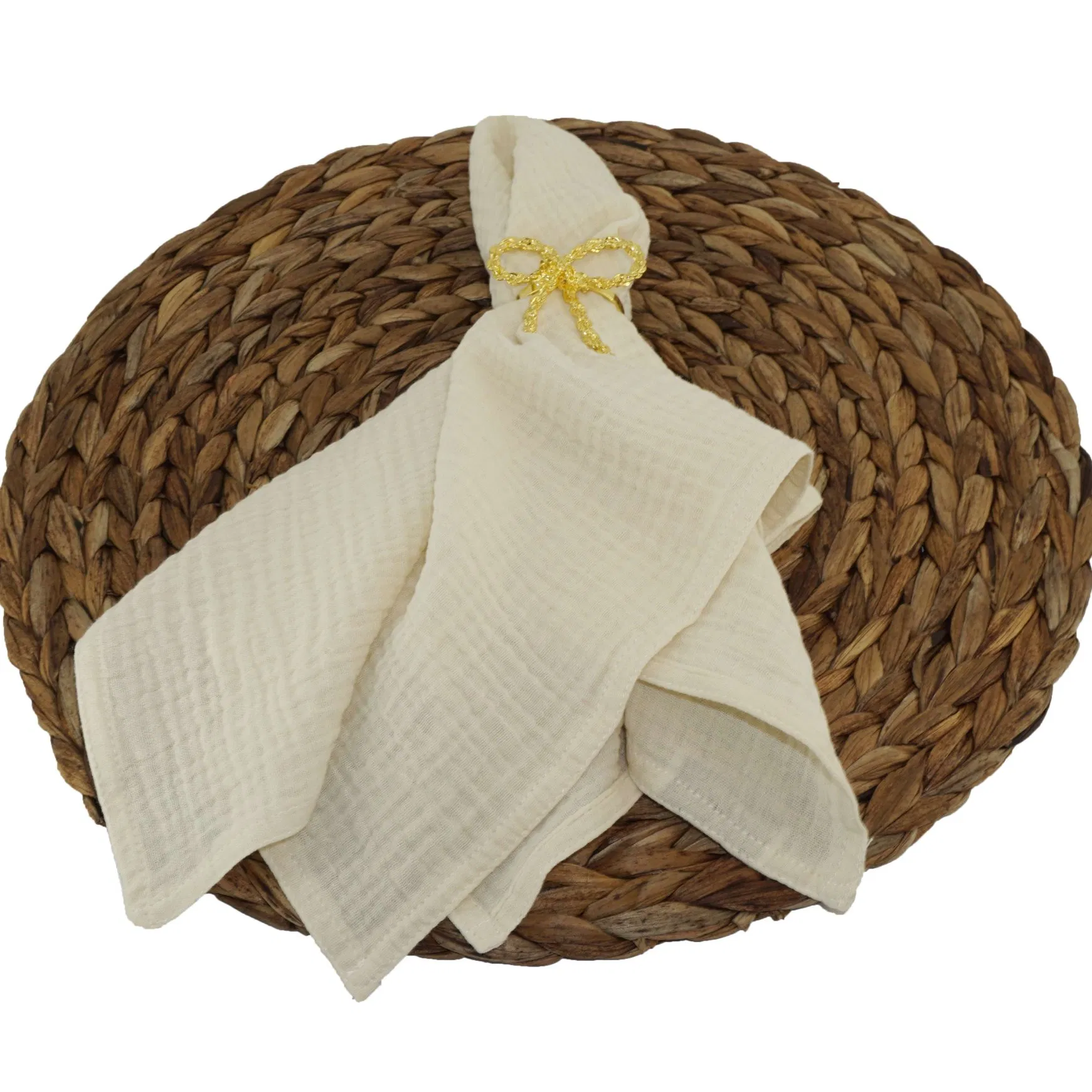 Ivory Cotton Waffle Napkins Dining Room Napkin