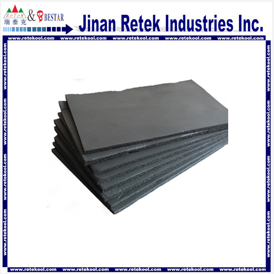 Waterproof Closed Cell Heat Insulation Foam Rubber Adhesive Sheet