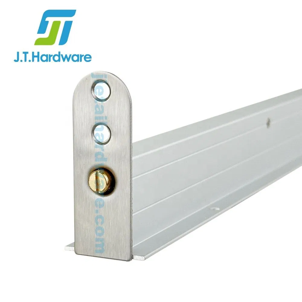 Jthardware Automatic Door Drop Down Seal Concealed Door Sweep Automatic Door Double Bottom Seal for Fire Door