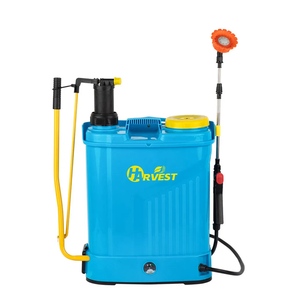 New Model Knapsack Backpack Solar Garden Agriculture Farming 2 in 1 Farmer Hand Electric Battery Manual Sprayer