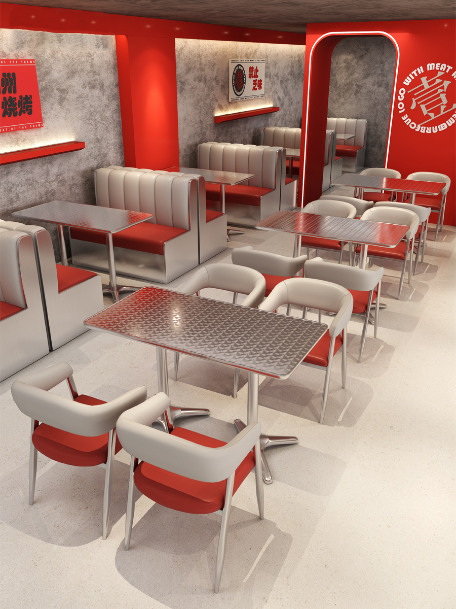 Мебель для ресторана металл нержавейка диван стол