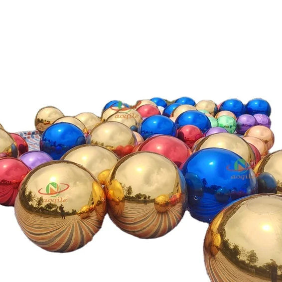 China Factory Custom Large Inflatable Disco Mirror Balloon, Inflatable Mirror Ball for Advertising