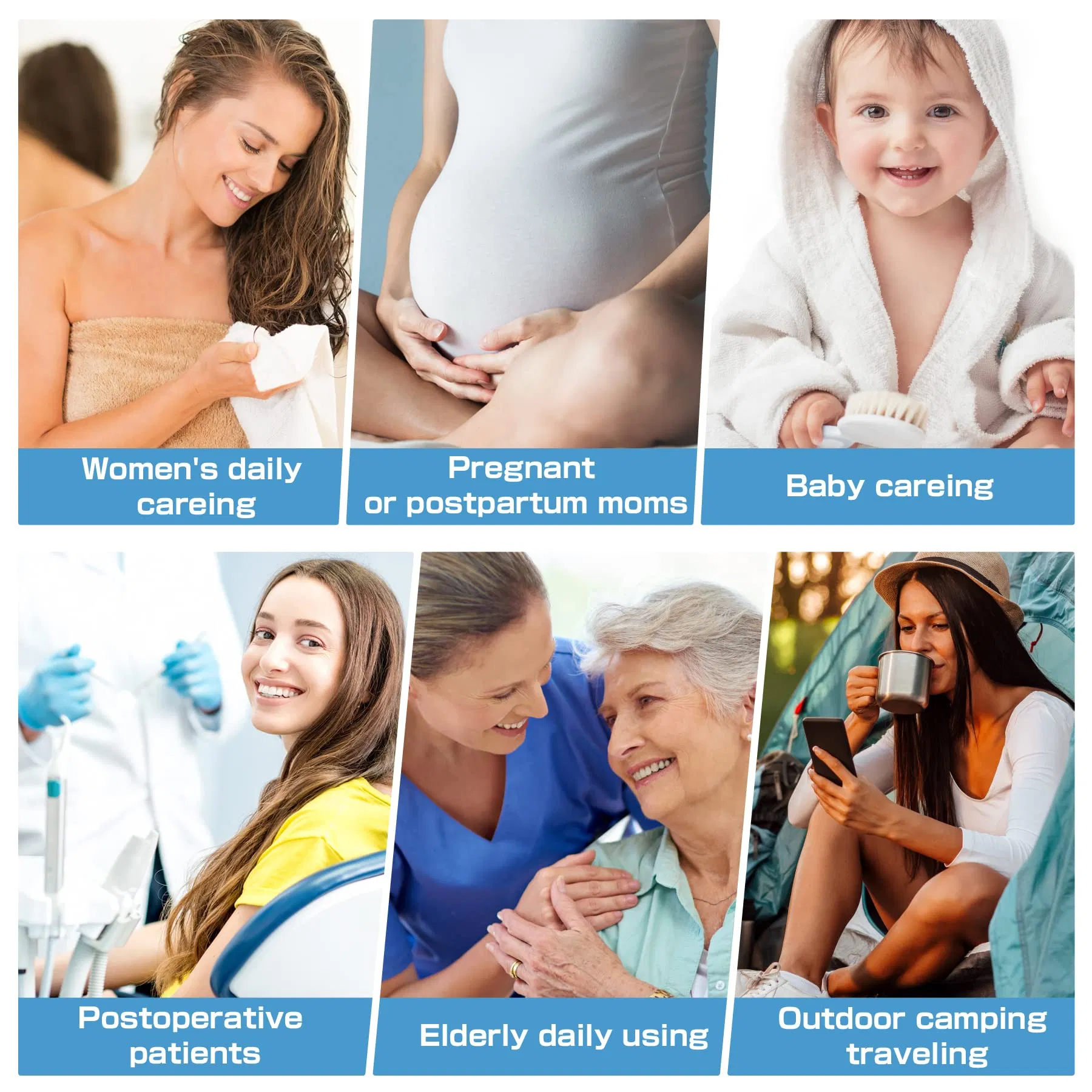 Handheld Travel Smart Portable Bidet Bottle Jet Spray Shower for Postpartum Care