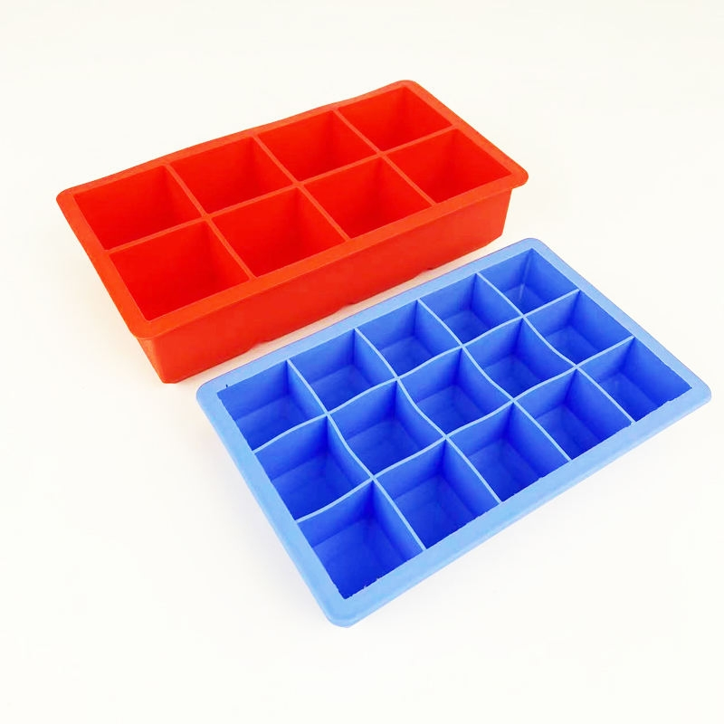Форма для льда Premium Silicone с крышкой, 15 ячеек