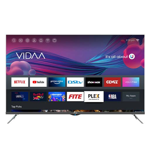 85-дюймовый 8K QLED Smart TV Vidaa с Dolby Atmos