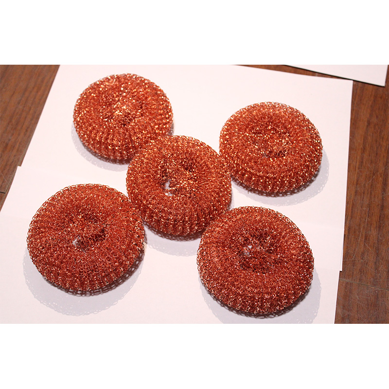 Strong Cleaning Ability Copper Scourer Kitchen Scrubber with Factory Price