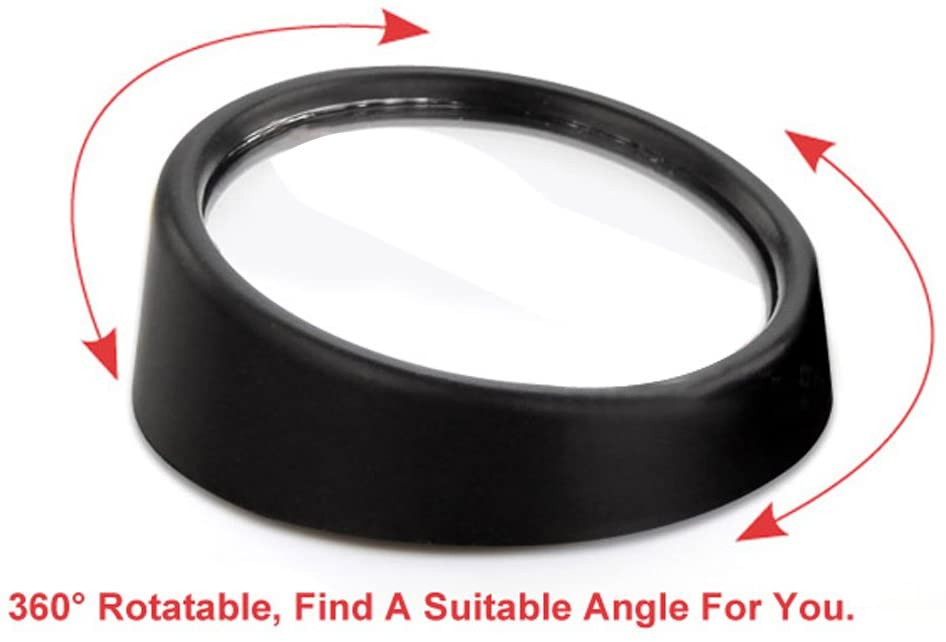 Автомобильные слепые зеркала, 2 шт, круглые, регулируемые на 360°