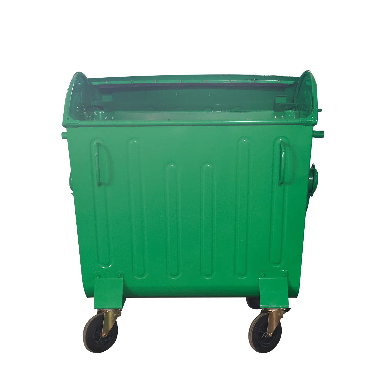 Металлический уличный контейнер для мусора 1100L