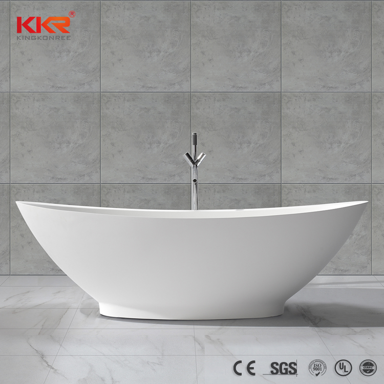 Каменная акриловая ванна с душем, европейский дизайн