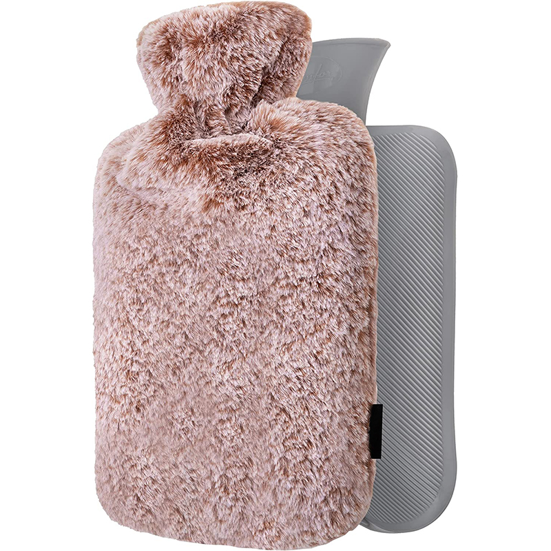 1.8L Classic Hot Water Bottle for Relief Neck and Shoulders Feet Warmer
