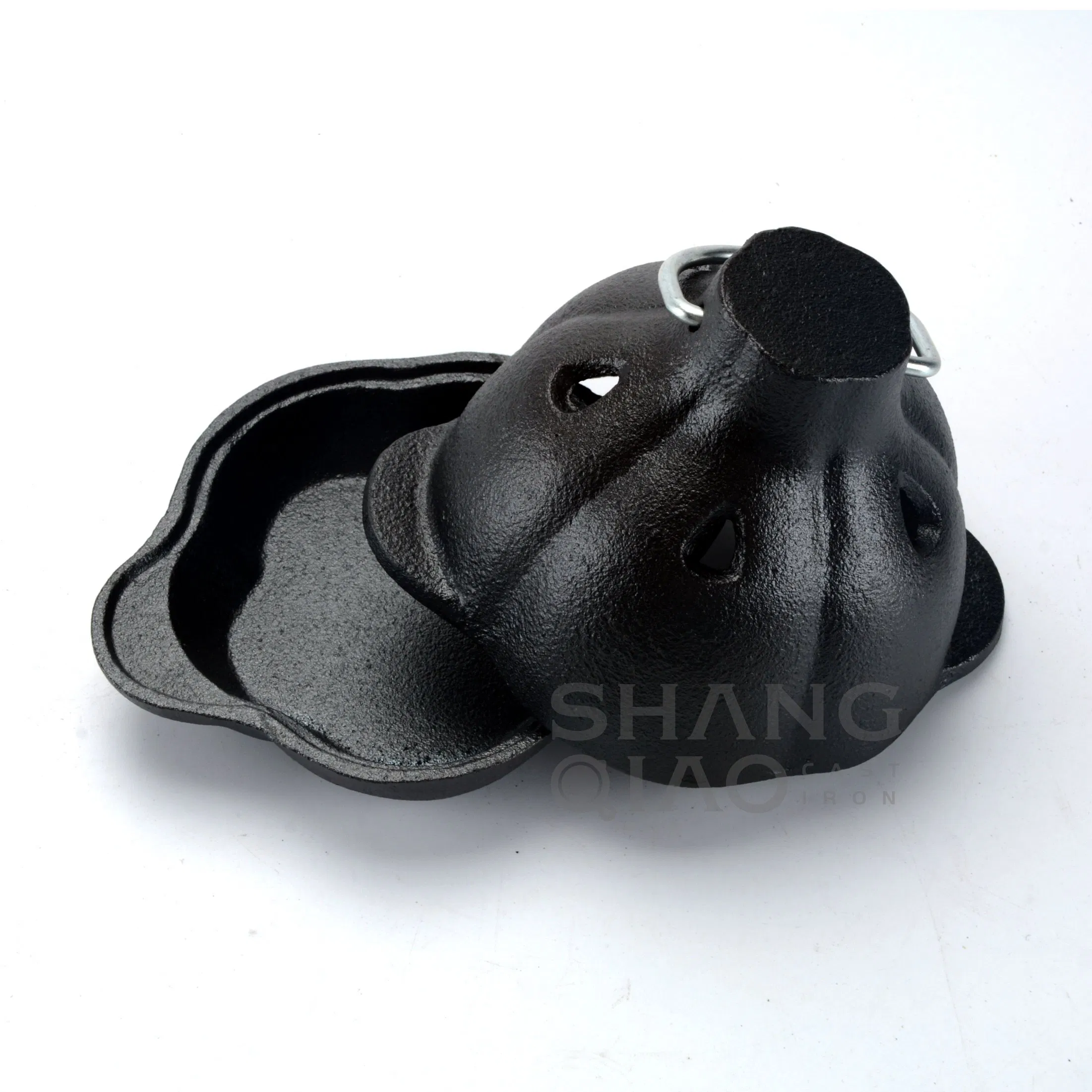 Чугунная коптилка для чеснока