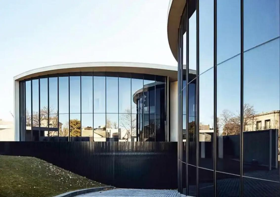 Curtain Wall Double Glass Aluminium and Stainless Steel Inside with Huge Dimensions