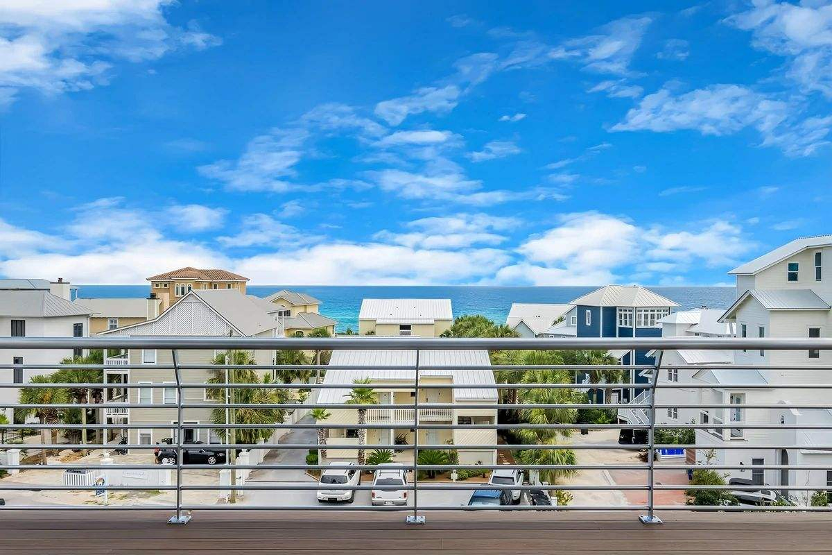 Cbmmart Balcony Stainless Stair Black Side Mounted Post Deck Outdoor Railing