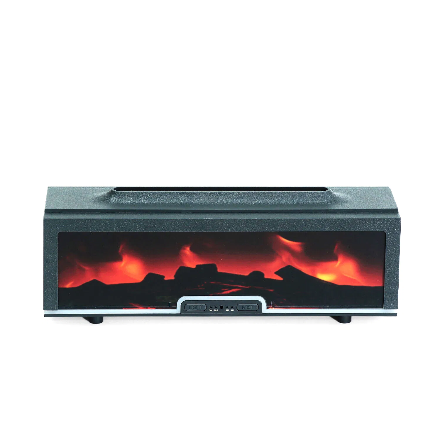 Upgraded Fireplace Essential Oil Diffuser 7 Colorful Flame Fire Humidifier Changing Aroma Diffuse