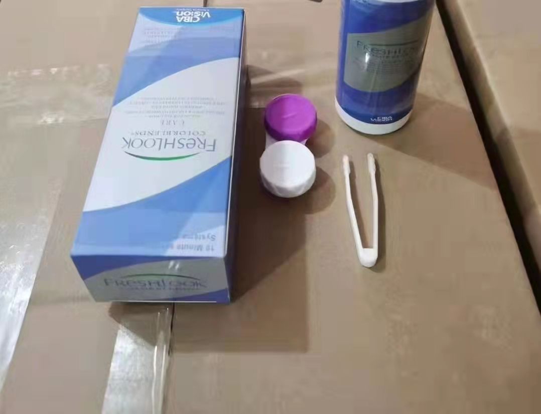 120ml Lens Solution Liquid Nursing for Eye Contact Lenses with Lense Case