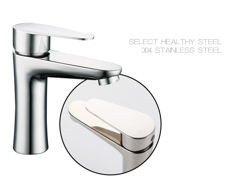 Cheaper Price 304 Stainless Steel Bathroom Basin Faucets Mixer Taps