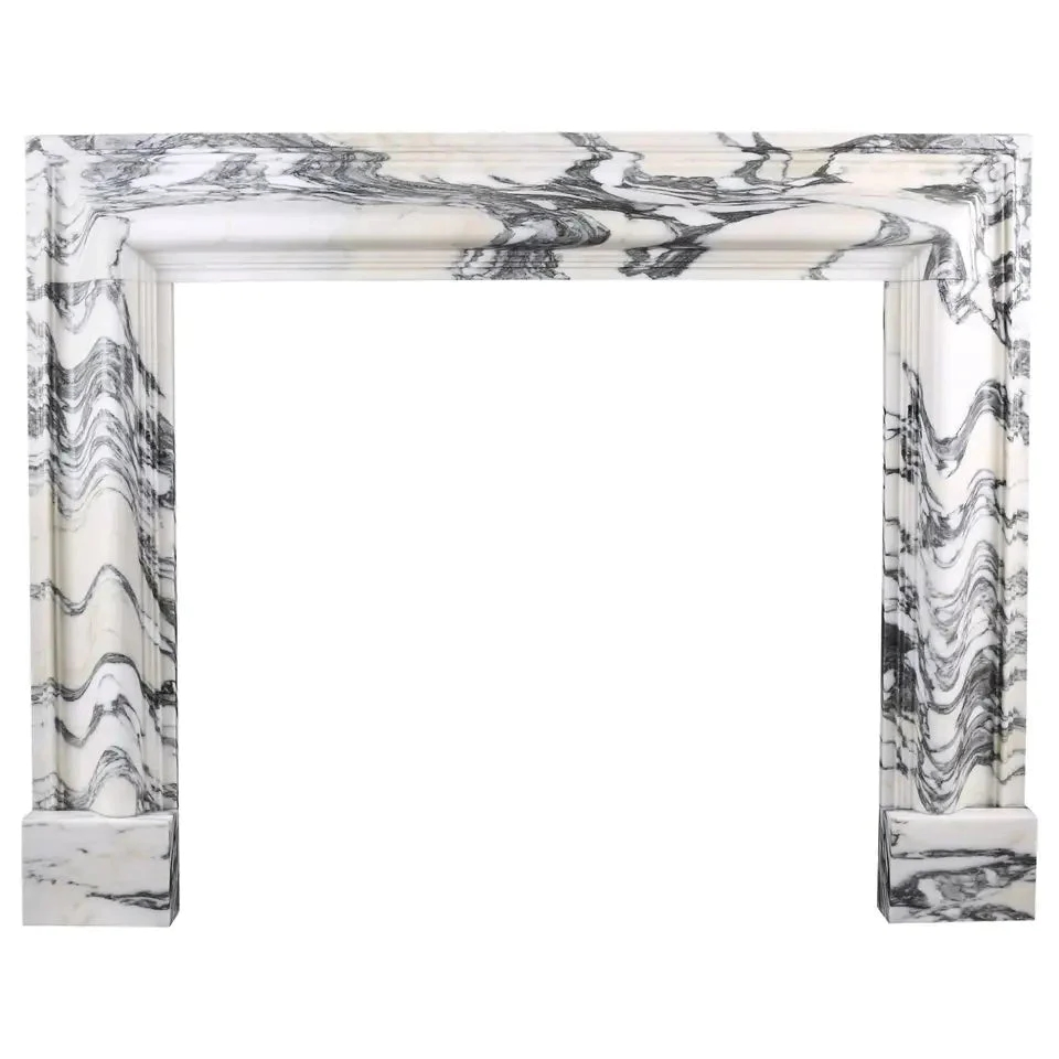 Indoor Decoration Modern Design Stone Carving Marble Fireplace Surround