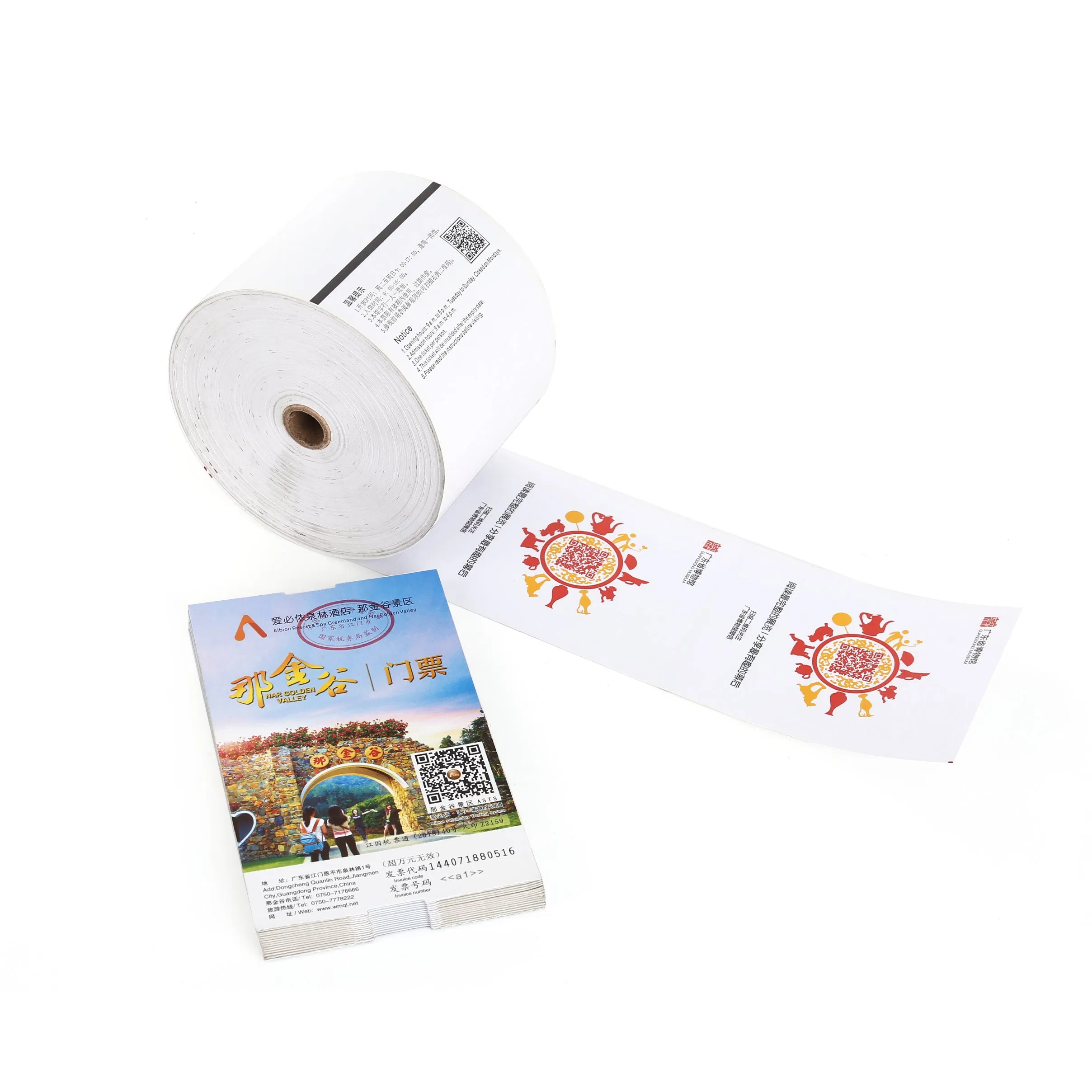 Custom Airport Eco Thermal Cardboard Blank Airline Boarding Pass Flights Tickets Material