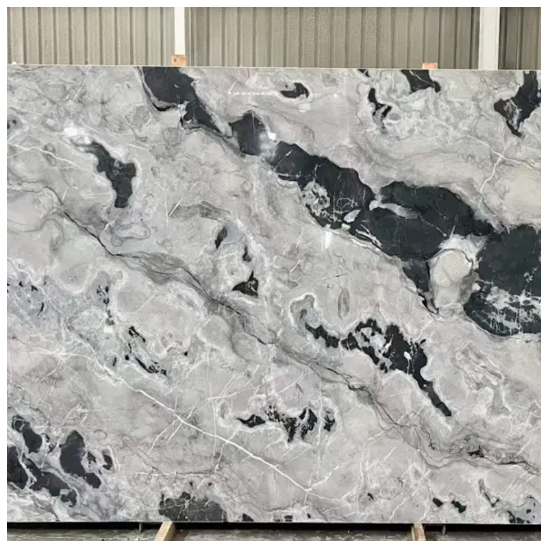 Arctic Ocean Grey Quartzite Slabs for Tiles and Countertops