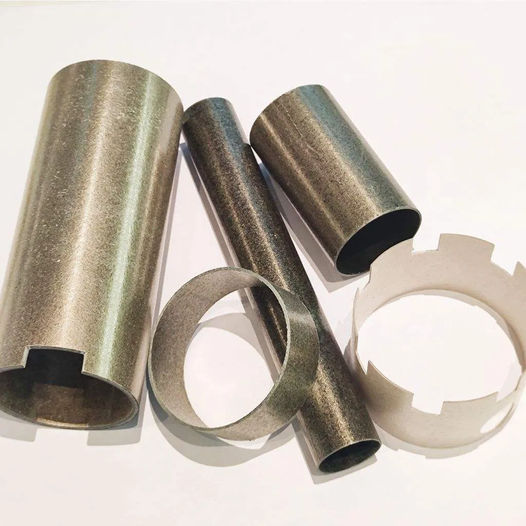 Rigid Mica Golden Tube Waterproof Fire Resistant Insulation Material for Lamp Shades Silve Mica Tube