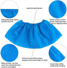 Disposable Blue Anti-Slip Surgical Shoe Covers for Medical Use