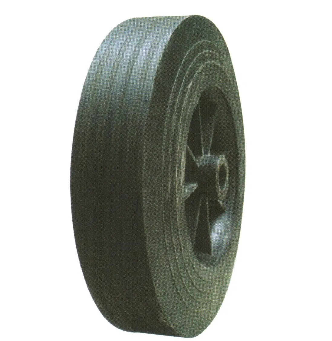 Heavy Duty Solid Rubber Wheel with 10X2
