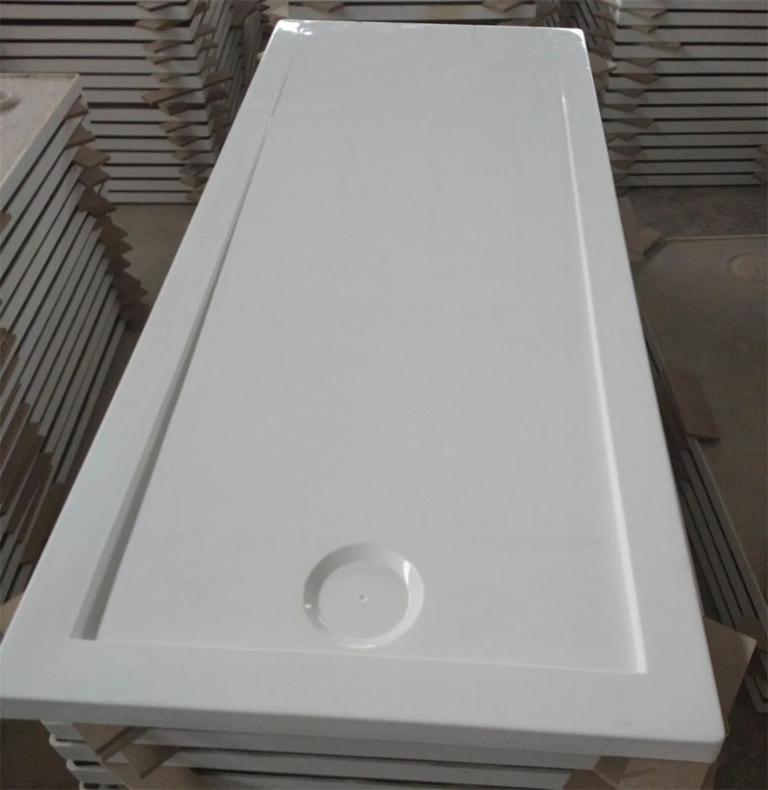 White 1200 Rectangular Acrylic Shower Tray