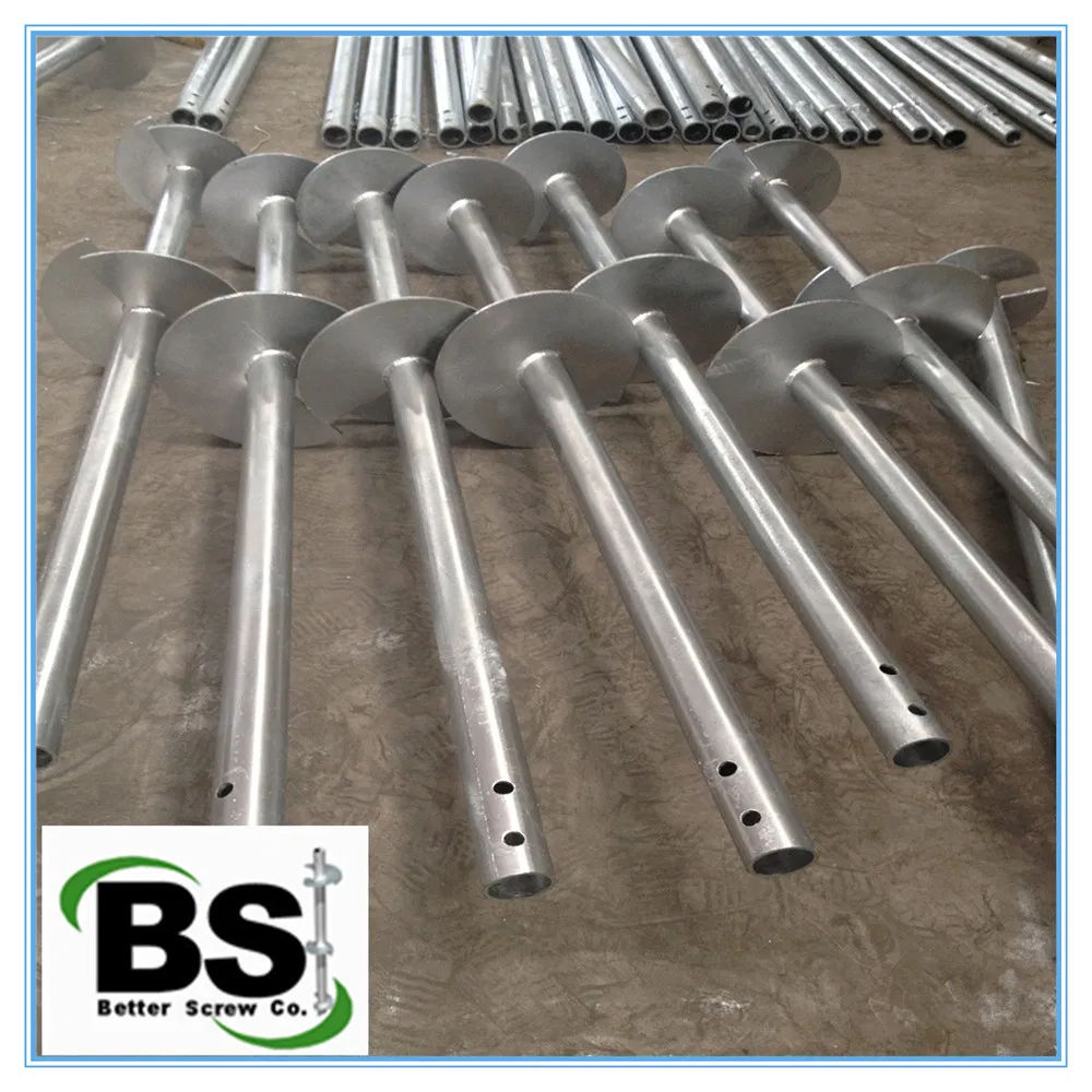 Construction Hot Dipped Galvanized Ground Screw Pile