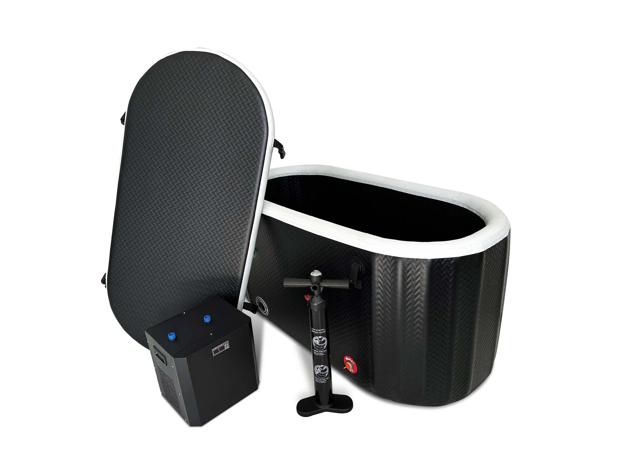 Надувная ледяная ванна 450L с ковриком и насосом