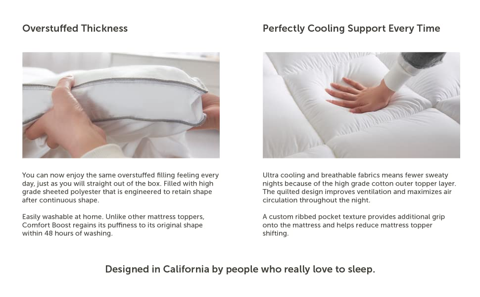 High Quality Cotton Mattress Topper Soft Down Alternative Mattress Pad Hotel Mattress Topper