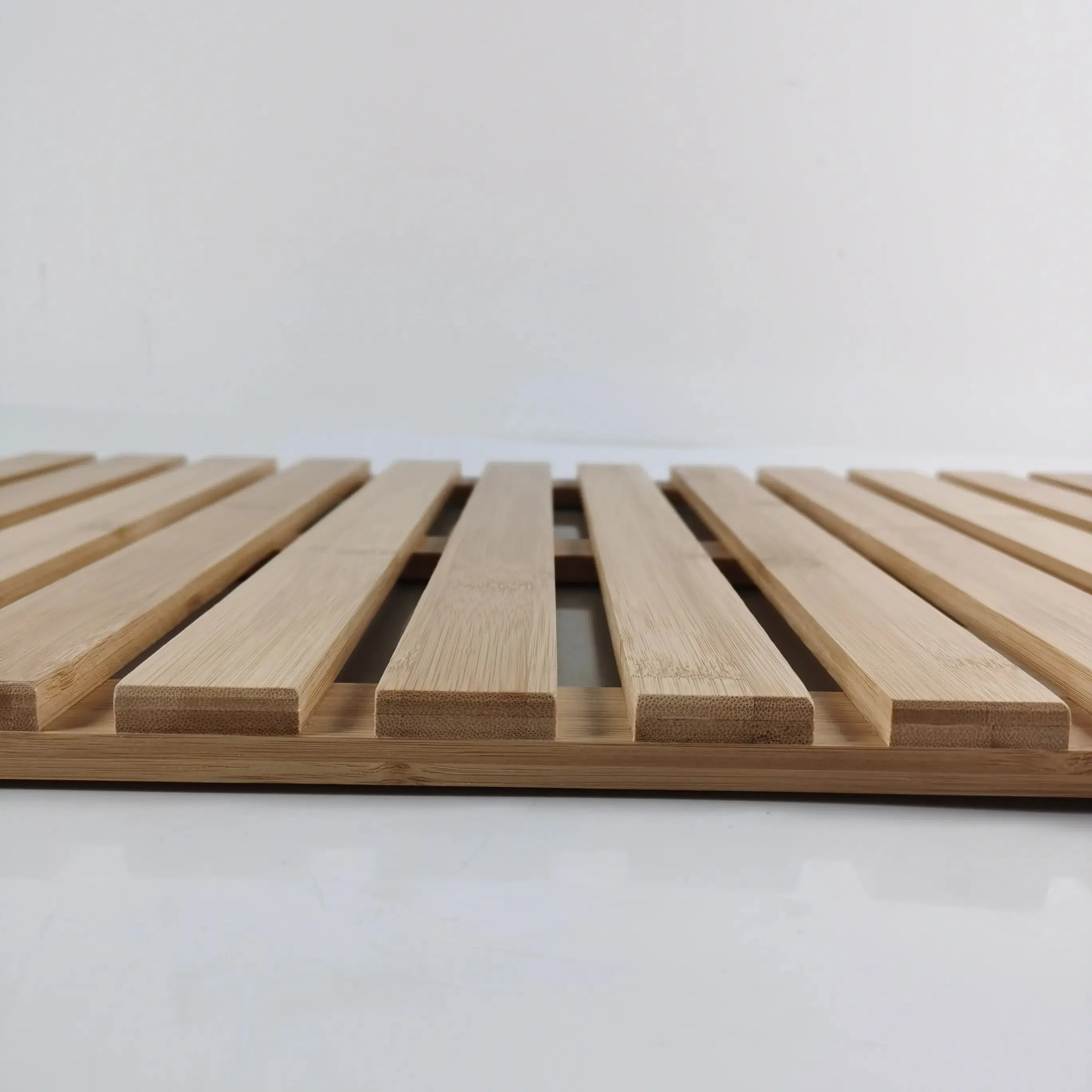 Non-Slip Bamboo Flooring and Shower Mat in Bath Mats