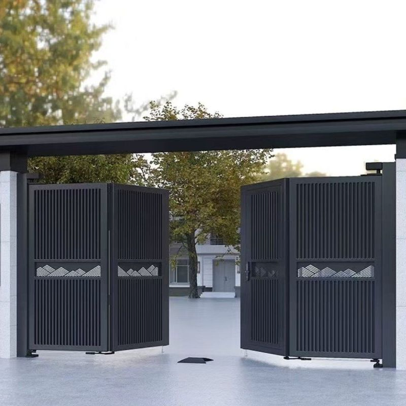 Stylish Traditional Design Aluminum Folding Doors for Luxury Villas Entrance