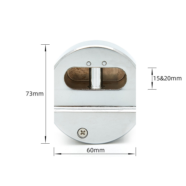 Anti-Theft Chromium Plating Hardened Steel Modern Durable Truck Door Van Lock Padlock