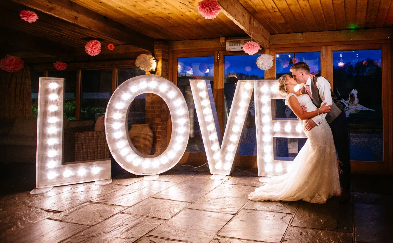 LED Electronic Signs Birthday Party Marquee Number Love Letter Light for Wedding Decoration