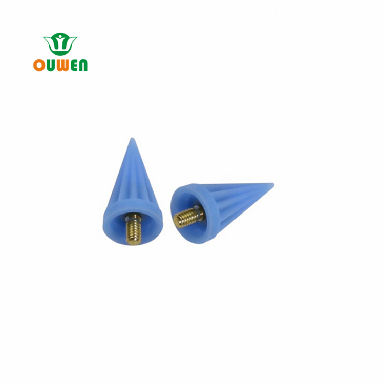 Ouwen Manufacture K-1 Blue Tapered Threaded Dental Prophy Polishing Cup Hard