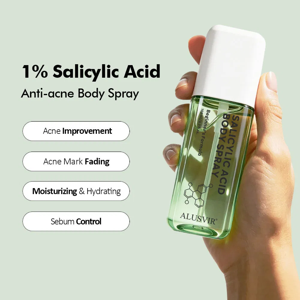 Salicylic Acid Body Spray Oil Control Moisturizing Pore Shrinking Blackhead Remover
