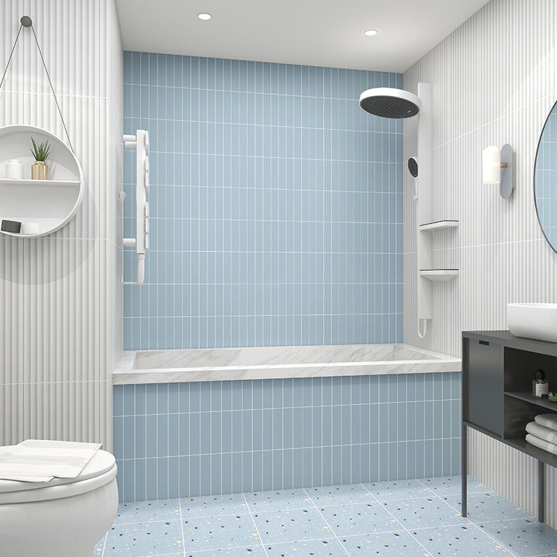 Interior Backsplash Kitchen Bathroom Shower Rectangle Glossy Glaze Ceramic Tile Wall