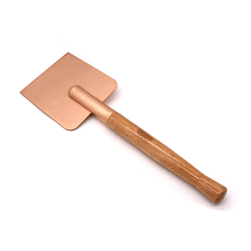 Wedo 18.5" Non-Sparking Scraper Multi-Function Scraper Floor Scraper Wooden Handle Beryllium Copper