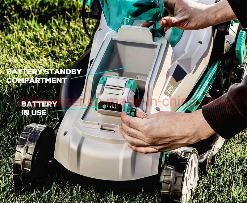 Brushless Cordless Electric 4.0ah Battery Courtyard and Farmer Lawn Mower