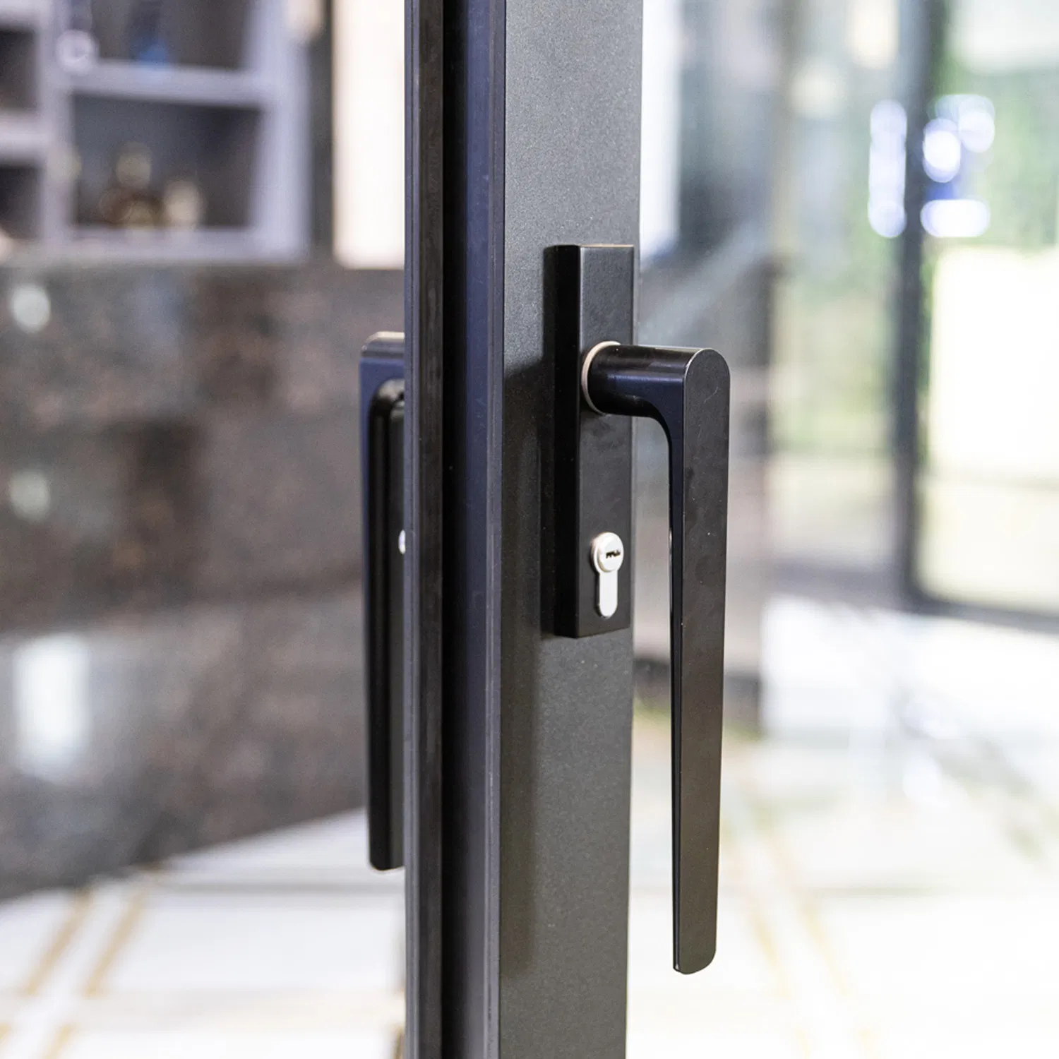 Premium Powder-Coated Double Glazed Soundproof Energy Saving Aluminum Sliding Door