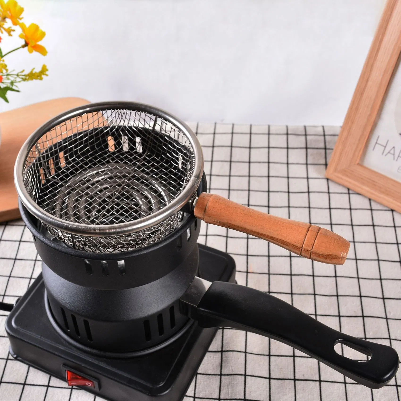 Small Electric Charcoal Combustion Furnace Stove