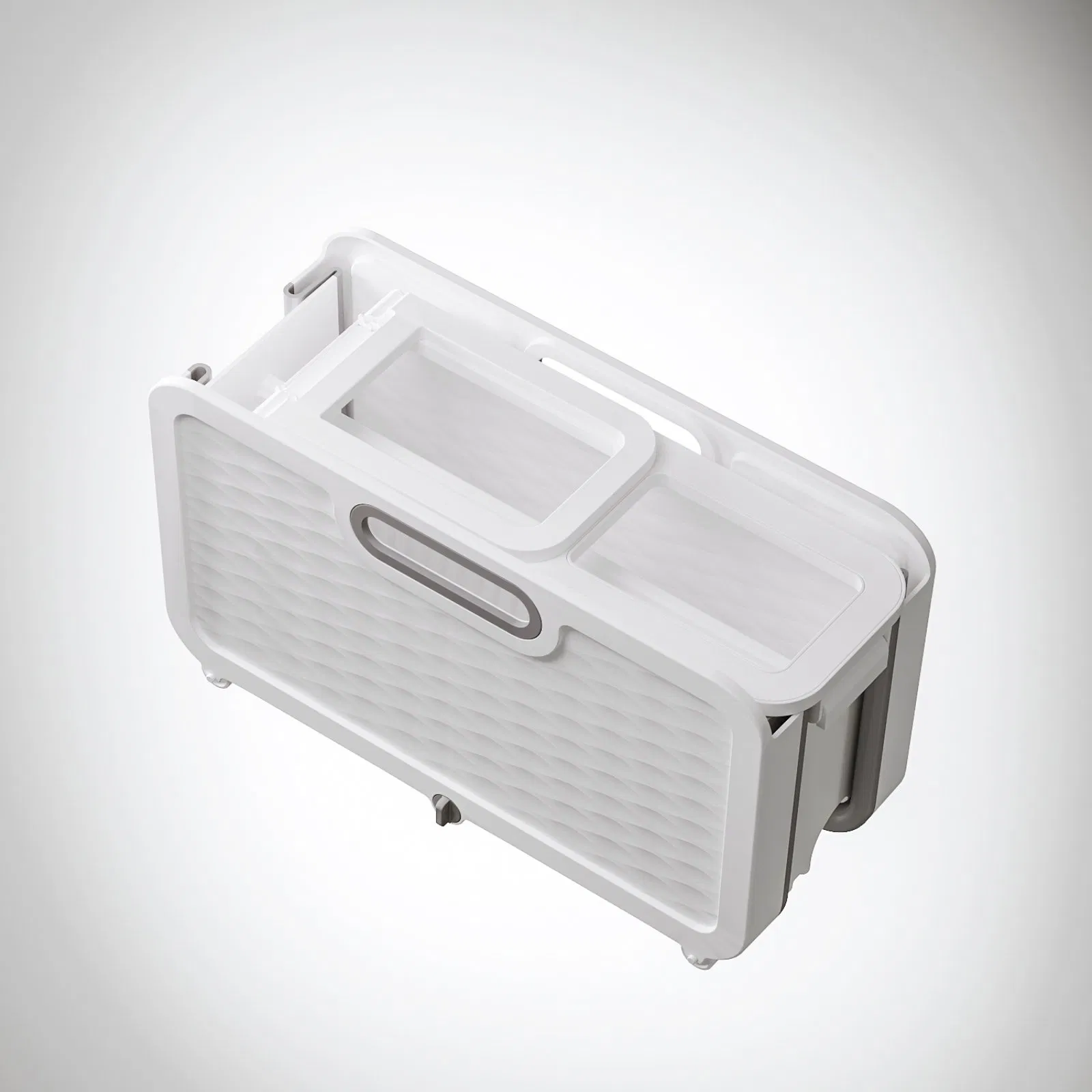 Joyclean New Collapsible Floor Bucket Space-Saving Mop Bucket with Handles