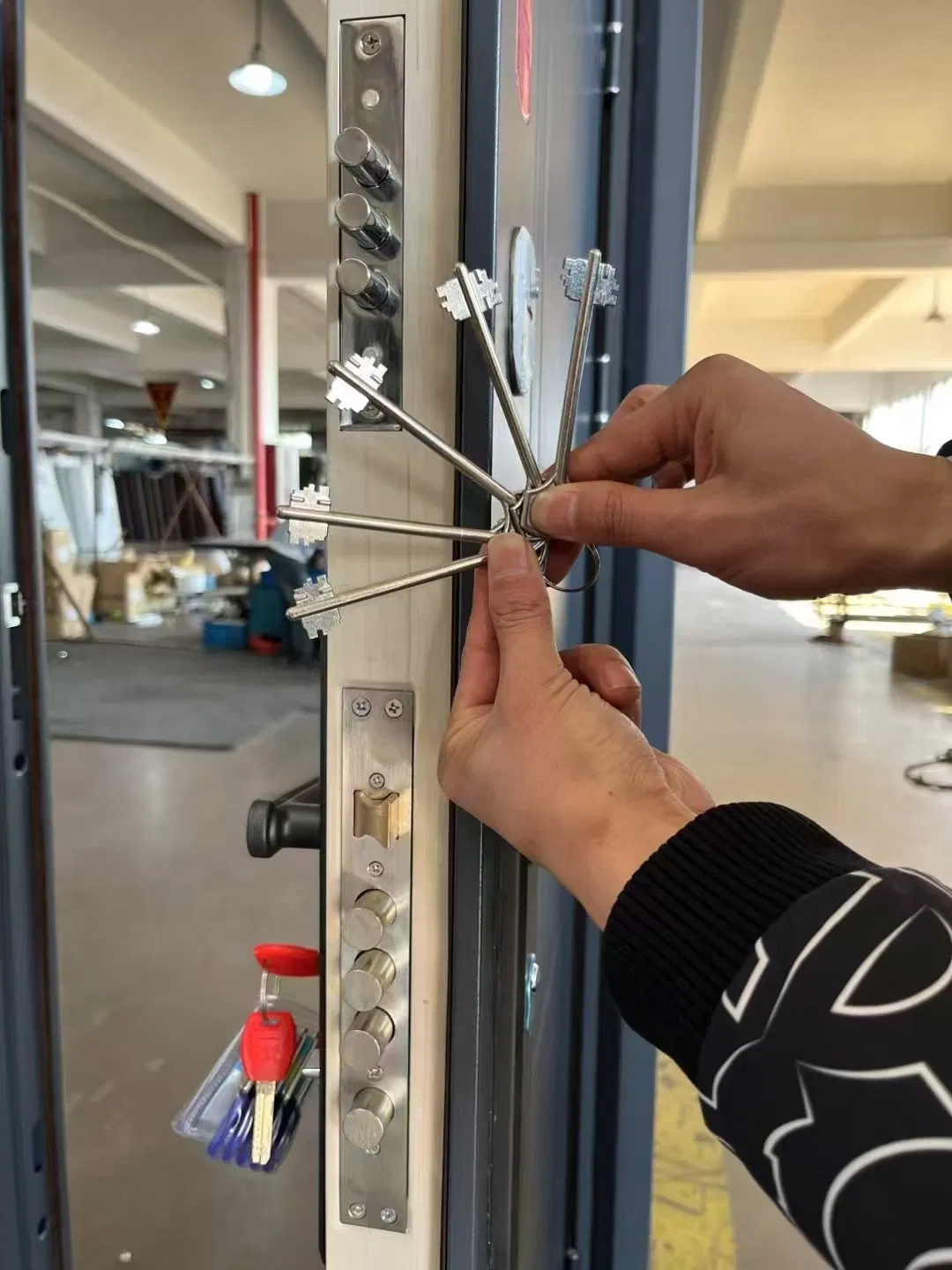 Durable Armored American Panel Security Door with Enhanced Safety Features